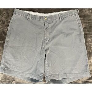 Peter Millar Shorts‎ Mens 40 Waist BLUE Chino Golf Preppy Pima Cotton 8" Inseam